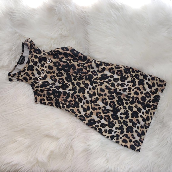 BEBE Leopard Dress - Picture 1 of 2
